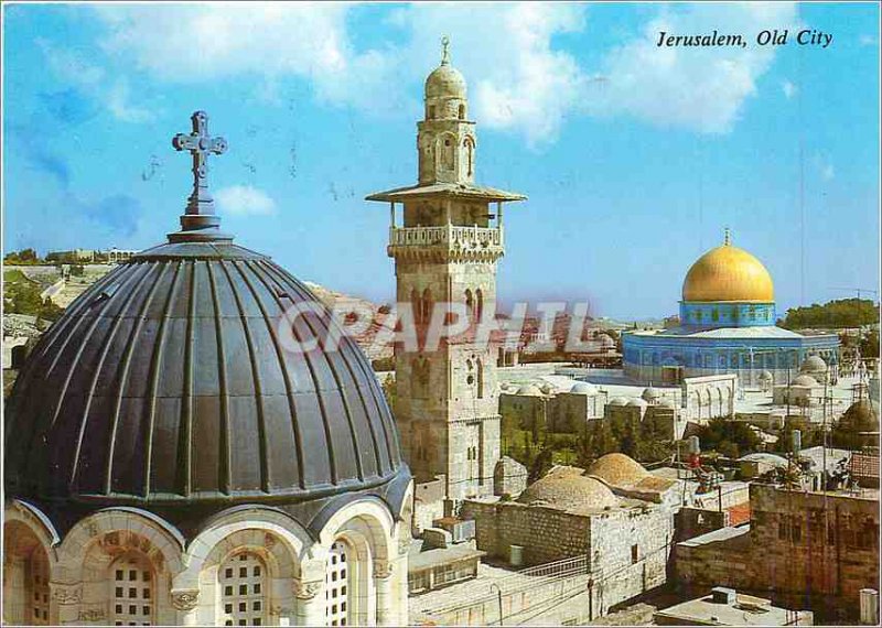 Postcard Modern Jerusalem Old City
