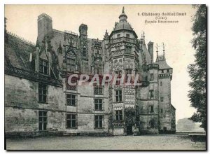 Postcard Old Chateau Meillant Cher Renaissance Facade