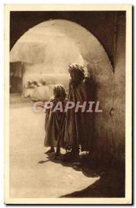 Old Postcard Scenes And Types D & # 39Algerie Blind Beggars