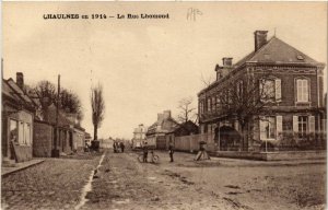 CPA CHAULNES en 1914 - La Rue Lhomond (514536)