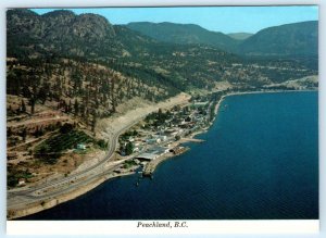 PEACHLAND, British Columbia Canada ~ OKANOGAN LAKE Resort Town  4x6 Postcard