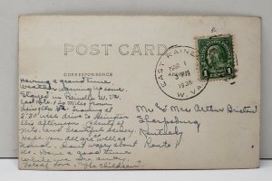 New River Canyon Near Gauley Bridge W Va. RPPC  Postcard C19