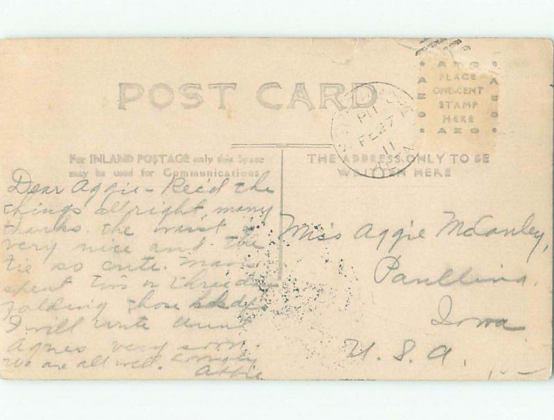 Pre-1920 rppc EXAGGERATION BIG CABBAGE Postmarked Strathmore By Calgary AB i7756