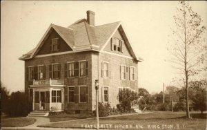 Kingston Kingstown Rhode Island URI Fraternity House c1910 Real Photo Postcard