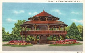 Vintage Postcard Pavilion Highland Park Rochester New York News Company Pub.