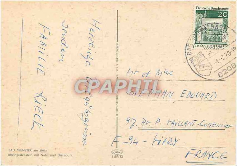 Modern Postcard Bad Muenster am Stein