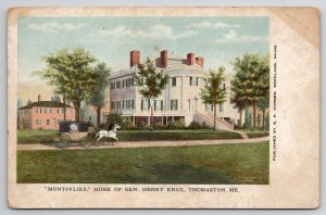 Thomaston ME Montpelier Home of Gen Henry Knox Private Mailing Card Postcard Y23