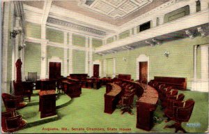 Maine Augusta The State House Senate Chamber