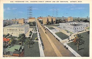 Public Library And Arts Institute Woodward Avenue Detroit MI 