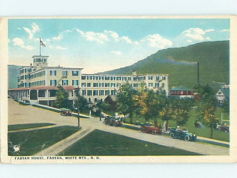 W-Border HOTEL SCENE White Mountains New Hampshire NH B4398