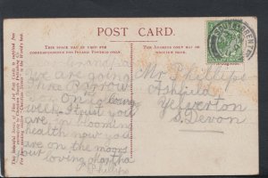 Family History Postcard - Phillips - Ashfield, Yelverton, South Devon  RF1762