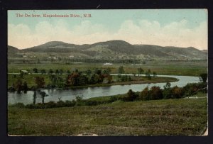 New Brunswick The Ox Bow, Kennebecasis River Pub Valentine & Sons pm1911 ~ DB