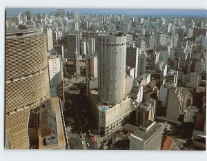 Postcard Aerial view with Hilton Hotel, São Paulo, Brazil