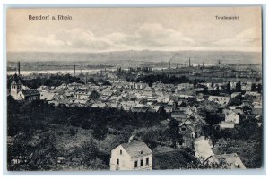 c1910 Total View Bendorf a Rhein Mayen-Koblenz Germany Antique Postcard