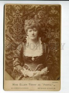 3158958 Ellen TERRY English stage actress Vintage CABINET PHOTO