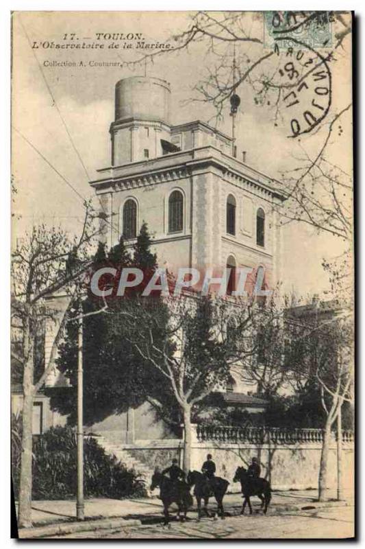 Old Postcard Toulon L & # Navy 39Observatoire