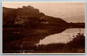 Stirling Castle from Raploch  Scotland  UK   Postcard