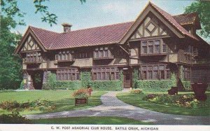 Michigan Battle Creek C W Post Memorial Club House