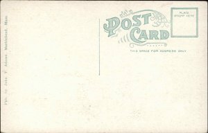 Marblehead MA Front St. MOXIE SIGN c1920 Postcard