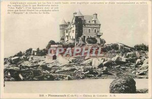 Old Postcard Ploumanach C N Chateau Costaeres