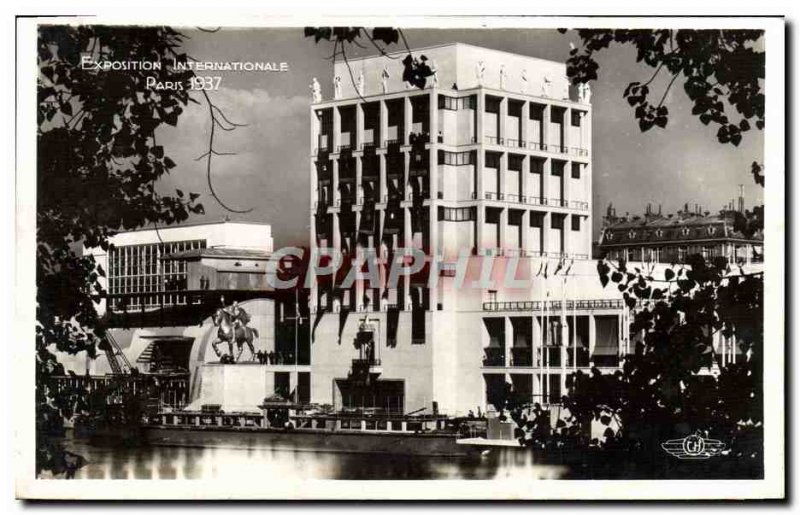 Old Postcard Pairs International Expo 1937 Pavillon De L & # 39Italie