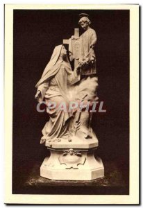 In Buisonnets Old Postcard Statue of St. therese of Jesus & # 39enfant