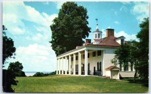 Postcard - East Front at Mount Vernon, Virginia