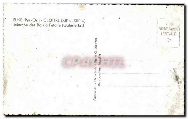 Old Postcard Elne Cloitre Marche Des Rois L & # 39Etoile
