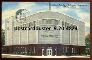 h3438 - ELKHART Indiana Postcard 1953 Telephone Corporation by Frank