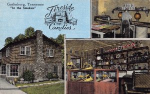 Postcard Fireside Candies in Gatlinburg, Tennessee~124752