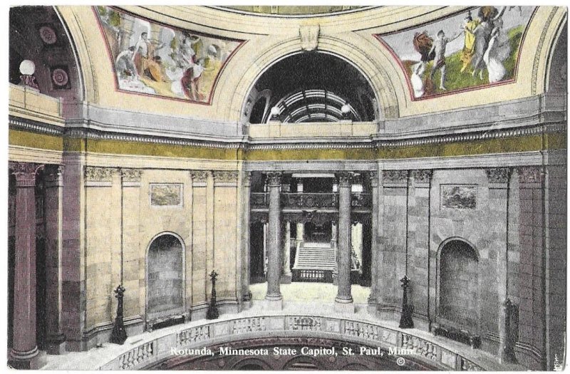 Rotunda of Minnesota State Capitol St. Paul Minnesota 1909