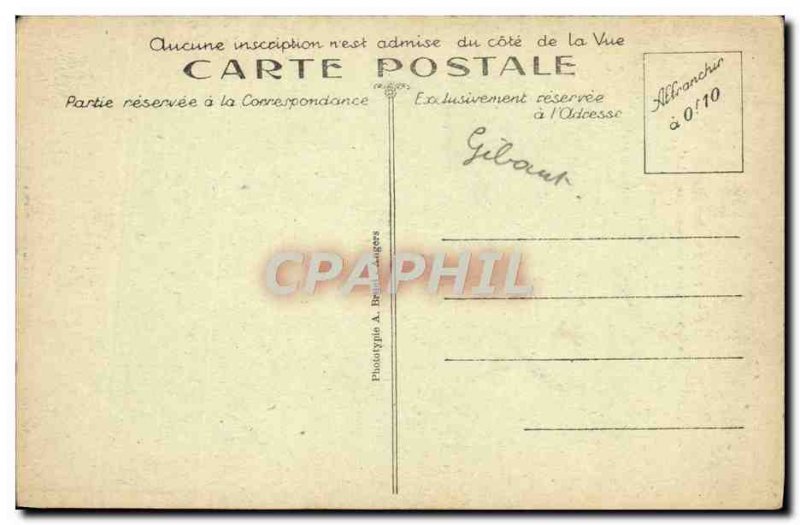 Old Postcard Perros Guirec Great Cave Trestignel