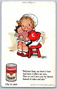 DS1/ Advertising Postcard c1910 Campbell's Soup Kid Series No3 Doll 54