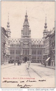 Belgium Brussells Bruxelles Hotel De Ville De Schaerbeek 1901