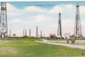 Oklahoma Typical Oklahoma Oil Field 1938