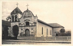 RPPC San Carlos Church MONTEREY California c1910s Vintage Photo Postcard 