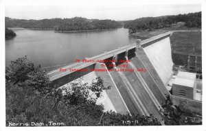 TN, Norris Dam, Tennessee, RPPC, Norris Dam, Cline Photo No 1-S-11