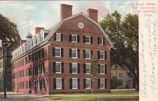 Connecticut New Haven Old South Middle Yale University 1907