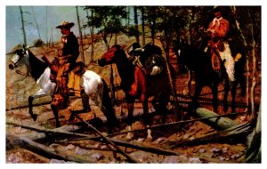 Postcard ART - The Prospectors by Frederic Remington Whitney Gallery Cody WY