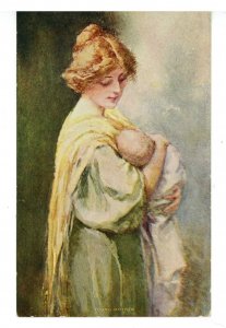 Children - Young Mother & Child  (crease)