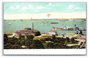 Battery Park Aquarium New York City NY NYC UNP DB Postcard O15