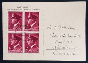 German Empire Third 3rd Reich Propaganda - Hitler Unser Fuhrer Artists Drawing