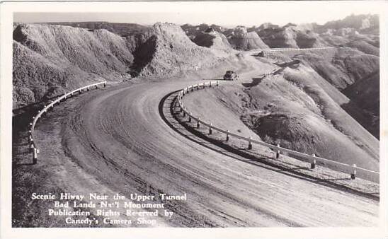 South Dakota Badlands Scenic Highway Near The Upper Tunnel Bad Lands Natl Mon...