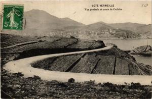 CPA Cote VERMEILLE - Vue générale et route de CERBERE (451293)