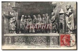 Old Postcard Auch Cathedral Chapel Of The Holy Sepulcher