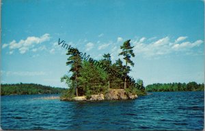 Campers' Island in the Minnesota Canoe Country Postcard PC272