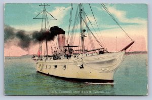 J97/ Toledo Ohio Postcard c1910 U.S. Training Ship Essex  458