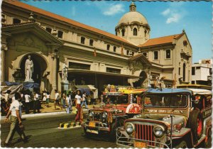 PC PHILIPPINES, QUIAPO CHURCH, MANILA, Modern Postcard (B40257)