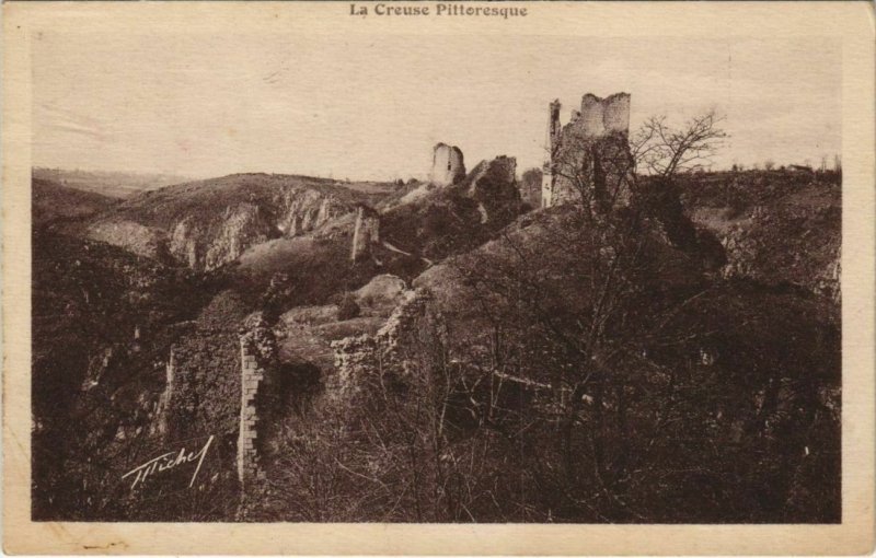 CPA CROZANT Vue d'Ensemble des Ruines de Crozant (1144276)