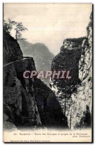 Old Postcard The Dauphine Route Ecouges and gorges Drevenne